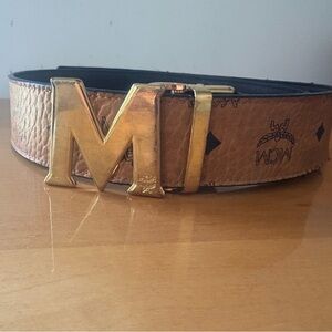 MCM Gold and Brown Belt